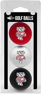 Team Golf NCAA Regulation Size Golf Balls, 3 Pack, Full Color Durable Team Imprint