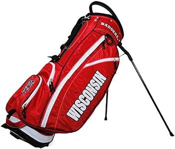 Team Golf NCAA Fairway Golf Stand Bag, Lightweight, 14-Way Top, Spring Action Stand, Insulated Cooler Pocket, Padded Strap, Umbrella Holder & Removable Rain Hood